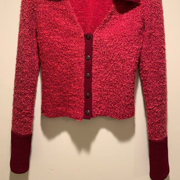 Vintage Red Knit Top and Skirt Set - Picture 11 of 11